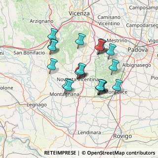 Mappa Via E. Fermi, 36025 Noventa Vicentina VI, Italia (11.4835)