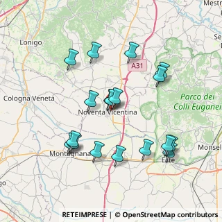 Mappa Via E. Fermi, 36025 Noventa Vicentina VI, Italia (7.47444)