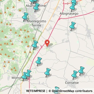 Mappa Via Fani, 35020 Due Carrare PD, Italia (7.09588)