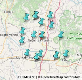 Mappa Via Porta, 36025 Noventa Vicentina VI, Italia (7.36474)