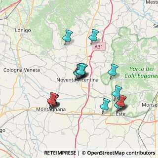 Mappa Via Porta, 36025 Noventa Vicentina VI, Italia (6.631)