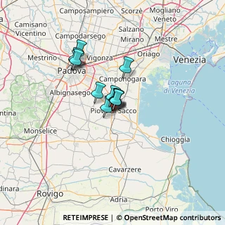 Mappa Via Crociata, 35028 Piove di Sacco PD, Italia (7.9775)