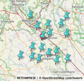 Mappa Via Macalle', 26857 Salerano sul Lambro LO, Italia (7.31294)