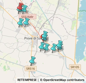 Mappa Via dell'Industria, 35028 Piove di Sacco PD, Italia (3.64692)