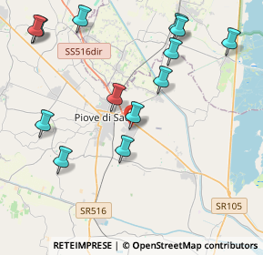 Mappa Via dell'Industria, 35028 Piove di Sacco PD, Italia (4.68615)