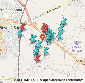 Mappa Via dell'Industria, 35028 Piove di Sacco PD, Italia (0.6045)