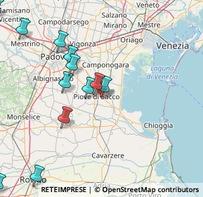 Mappa Via dell'Industria, 35028 Piove di Sacco PD, Italia (23.75333)