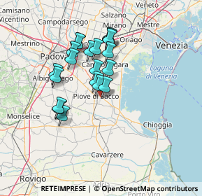 Mappa Via dell'Industria, 35028 Piove di Sacco PD, Italia (11.502)