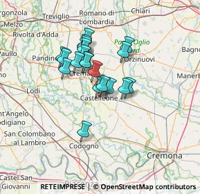 Mappa Via Alberello, 26012 Castelleone CR, Italia (10.166)