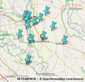 Mappa Via Alberello, 26012 Castelleone CR, Italia (7.63833)