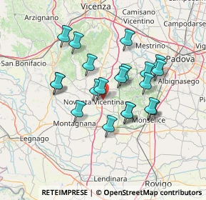 Mappa Via Saline, 36025 Noventa Vicentina VI, Italia (11.933)