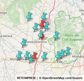 Mappa Via Saline, 36025 Noventa Vicentina VI, Italia (7.38938)