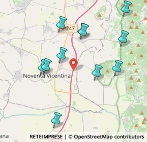 Mappa Via Saline, 36025 Noventa Vicentina VI, Italia (4.19909)