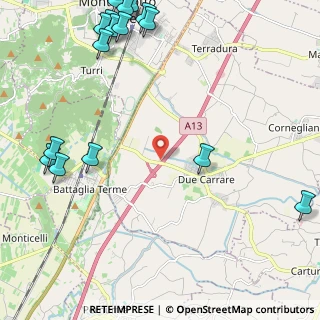 Mappa Via Mincana, 35020 Due Carrare PD, Italia (3.22375)