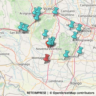 Mappa Via Capo di Sopra, 36025 Noventa Vicentina VI, Italia (15.5785)