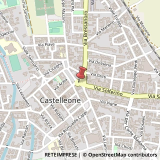 Mappa Piazza borgo isso 12, 26012 Castelleone, Cremona (Lombardia)