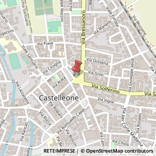 Mappa Via Andrea Borgo, 4, 26012 Castelleone, Cremona (Lombardia)