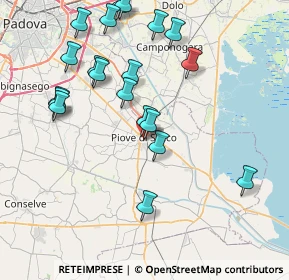 Mappa Piazzetta Jappelli, 35028 Piove di Sacco PD, Italia (8.5245)