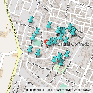 Mappa Via Guido Rossa, 46042 Castel Goffredo MN, Italia (0.20885)