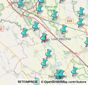 Mappa Via Ugo Foscolo, 26857 Salerano sul Lambro LO, Italia (5.75)