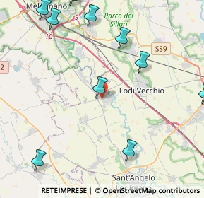 Mappa Via E. Montale, 26857 Salerano sul Lambro LO, Italia (6.22692)