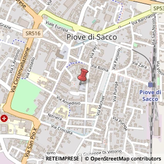 Mappa Cortile San Martino, 7, 35028 Piove di Sacco, Padova (Veneto)
