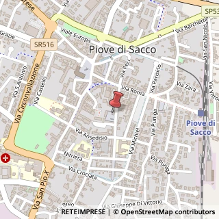 Mappa Via Cavour, 27B, 35028 Piove di Sacco, Padova (Veneto)