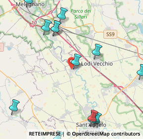 Mappa Via Europa, 26857 Salerano Sul Lambro LO, Italia (6.784)