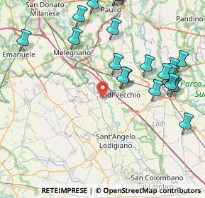 Mappa 26857 Salerano sul Lambro LO, Italia (9.7205)