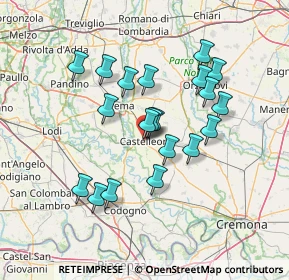 Mappa Via XXV Aprile, 26012 Castelleone CR, Italia (12.331)