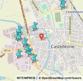 Mappa Via XXV Aprile, 26012 Castelleone CR, Italia (0.59091)