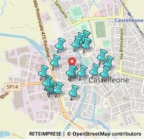 Mappa Via XXV Aprile, 26012 Castelleone CR, Italia (0.3465)