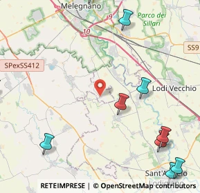 Mappa Strada Provinciale, 26853 Caselle Lurani LO, Italia (6.81214)