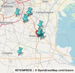 Mappa Via Ugo Valeri, 35028 Piove di Sacco PD, Italia (5.79455)