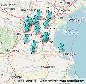 Mappa Via Ugo Valeri, 35028 Piove di Sacco PD, Italia (11.452)