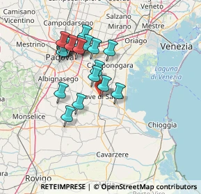 Mappa Via Ugo Valeri, 35028 Piove di Sacco PD, Italia (12.6305)