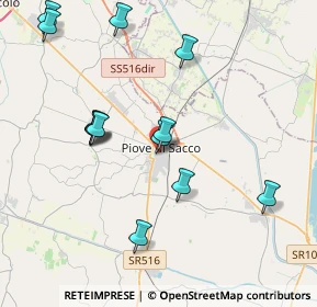 Mappa Via Ugo Valeri, 35028 Piove di Sacco PD, Italia (4.10769)