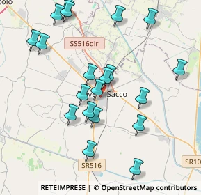 Mappa Via Ugo Valeri, 35028 Piove di Sacco PD, Italia (4.119)