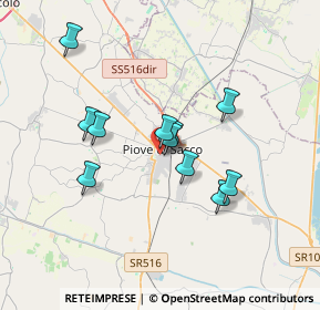 Mappa Via Ugo Valeri, 35028 Piove di Sacco PD, Italia (2.88909)