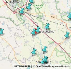 Mappa Via Giacomo Puccini, 26857 Salerano Sul Lambro LO, Italia (6.2045)