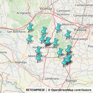 Mappa Via A. Beggiato, 36025 Noventa Vicentina VI, Italia (12.58333)