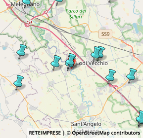 Mappa Via Vittorio Veneto, 26857 Salerano sul Lambro LO, Italia (5.73438)