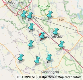 Mappa Via Vittorio Veneto, 26857 Salerano sul Lambro LO, Italia (3.75091)