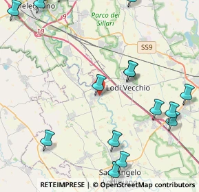 Mappa Via Vittorio Veneto, 26857 Salerano sul Lambro LO, Italia (6.403)