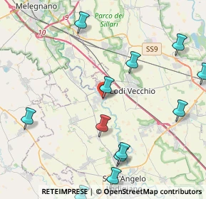 Mappa Via Vittorio Veneto, 26857 Salerano sul Lambro LO, Italia (6.6045)