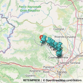 Mappa Via Regione Ronco, 10070 Coassolo torinese TO, Italia (11.71063)