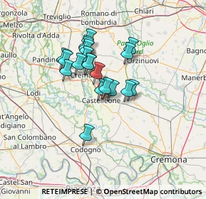 Mappa Via Giuseppe Verdi, 26012 Castelleone CR, Italia (10.21)