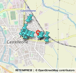 Mappa Via Giuseppe Verdi, 26012 Castelleone CR, Italia (0.2965)