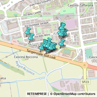 Mappa Via Guido Rossa, 26900 Lodi LO, Italia (0.11154)