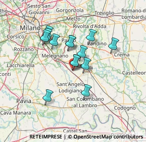 Mappa Via Martiri di Cefalonia, 26855 Lodi Vecchio LO, Italia (10.88429)